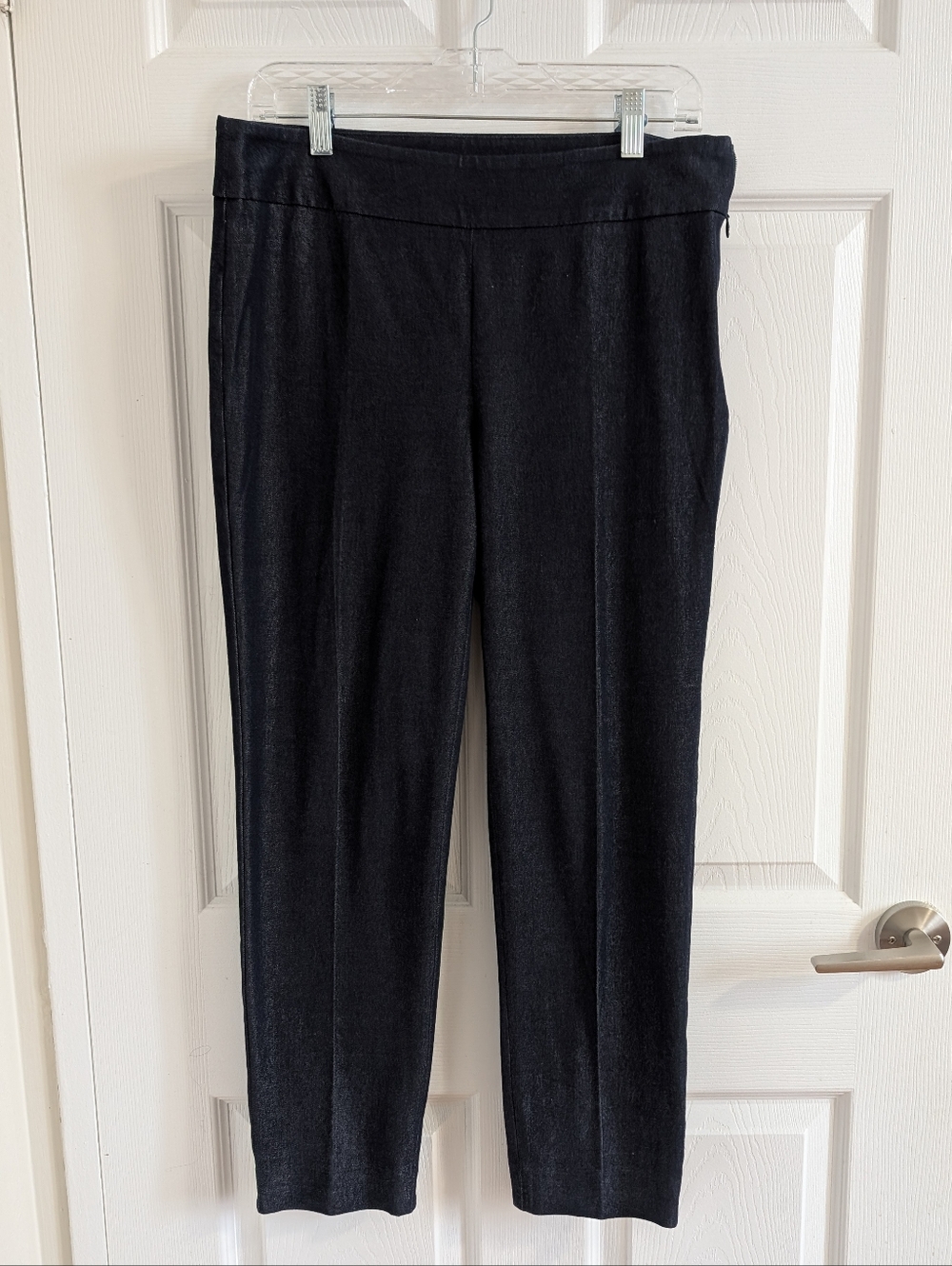 Talbots  Ankle Pants  Indigo Stretch Denim Style Chic Business Casual Office - 6